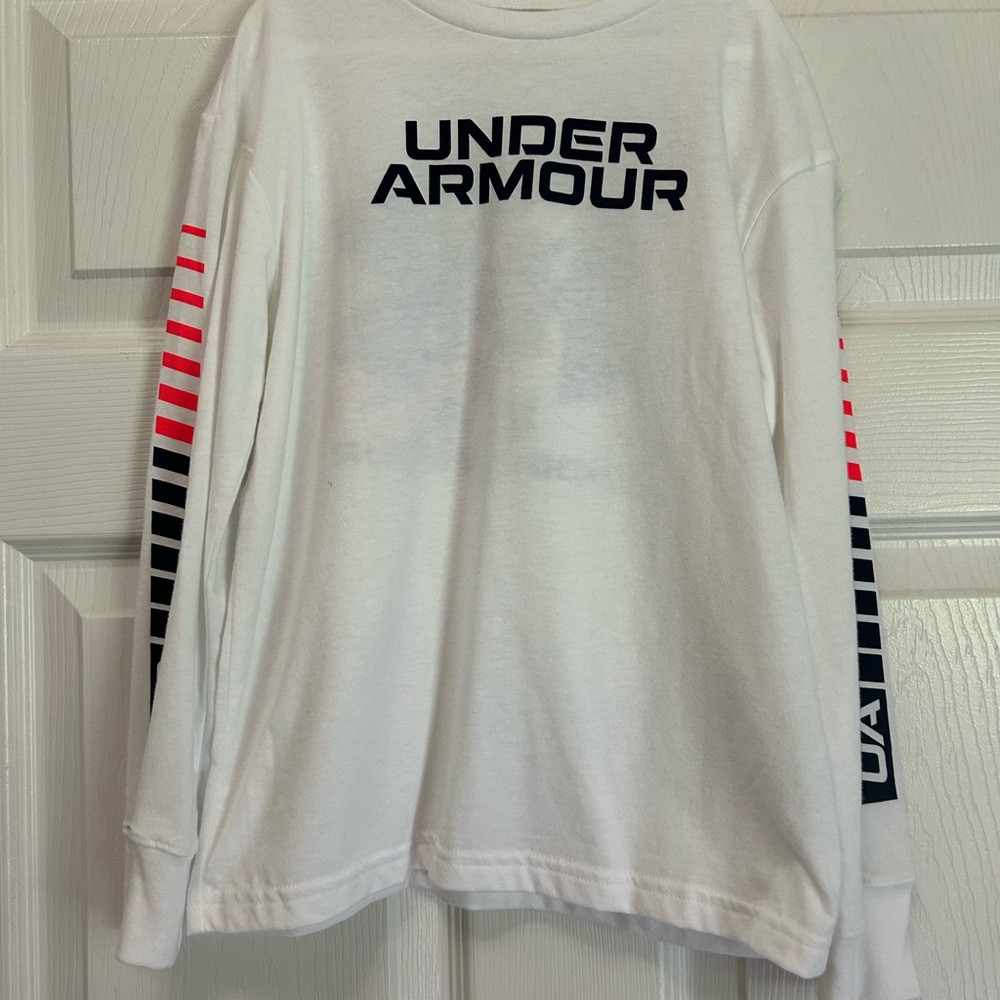 Under Armour White Long Sleeve Shirt